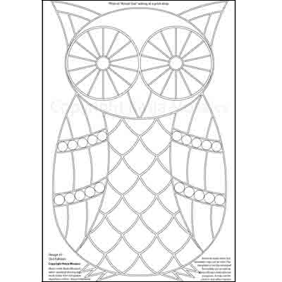 Kasia Mosaics Classes Template Download Owl Design 7 Foxy Owl